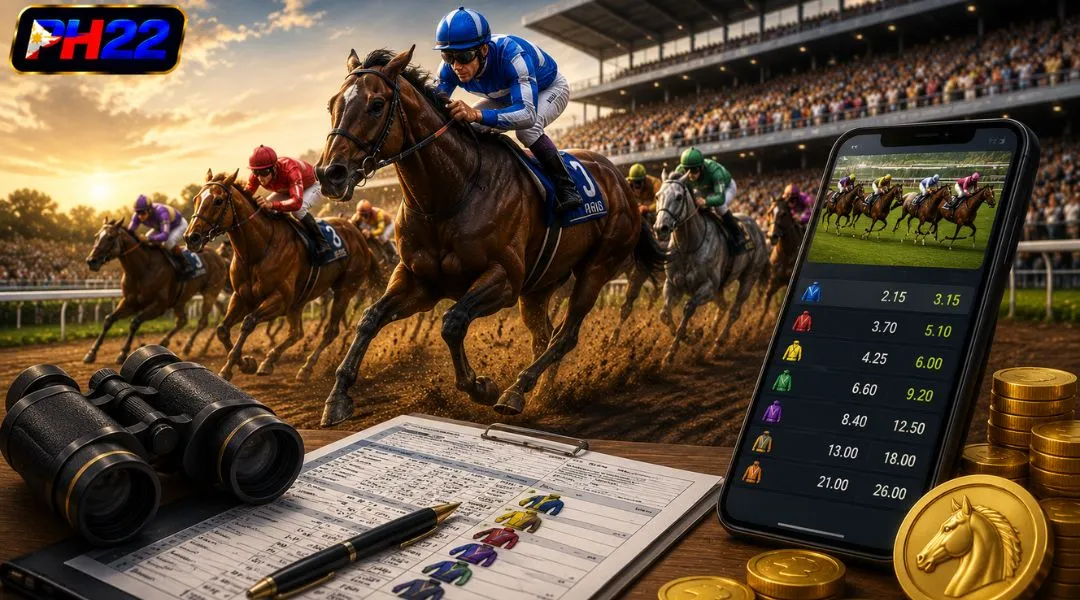 Discover the Horse racing betting genre at PH22