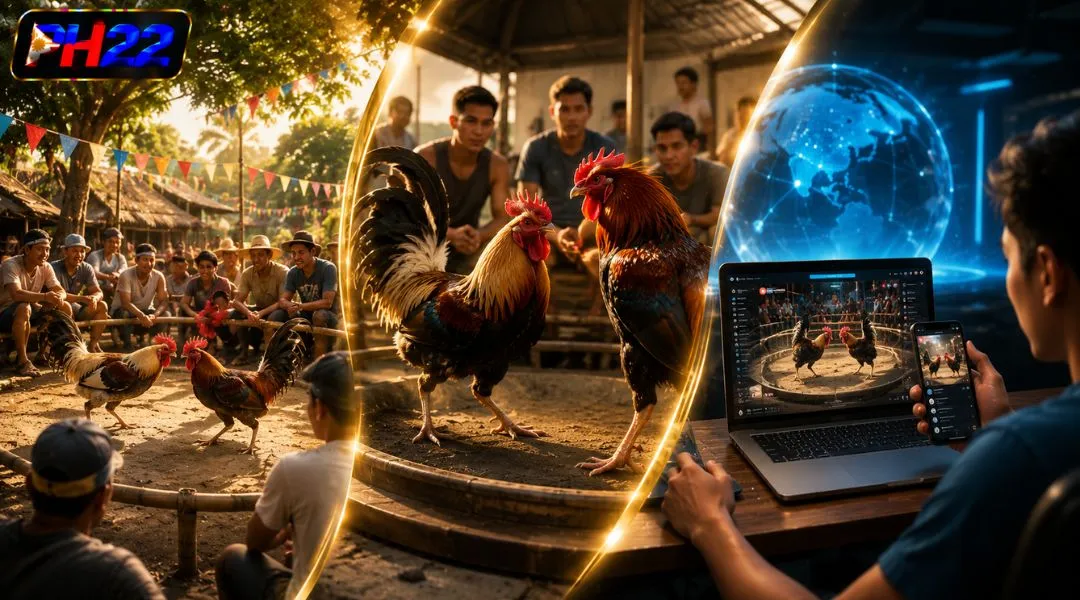 Origin of the trending Cockfighting with knife spurs at PH22