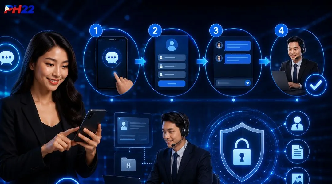 The PH22 Support System Complies with the Privacy Policy
